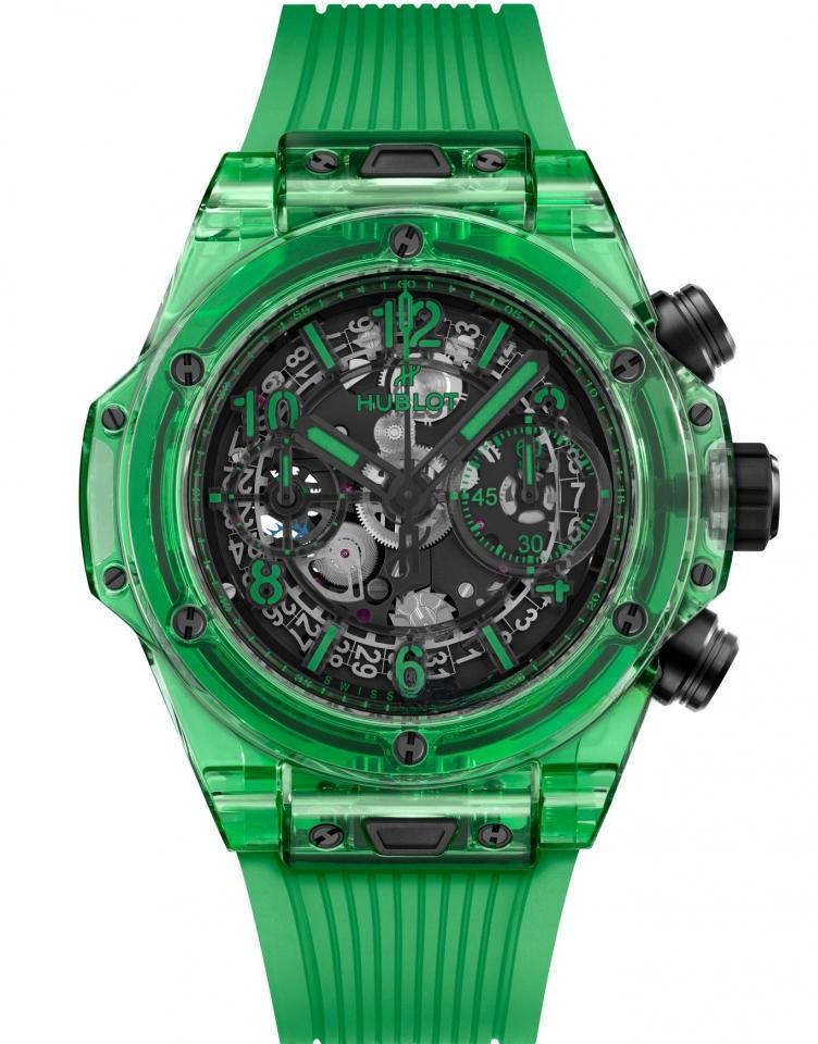 BIG BANG UNICO 極光綠SAXEM計時碼錶